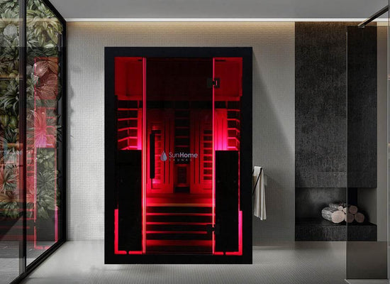 Sun Home Eclipse 2-Person Red Light and Infrared Sauna